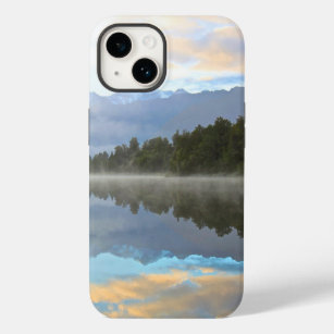 Misty Lake Trees Reflection Tranquil Nature Photo Case-Mate iPhone 14 Case