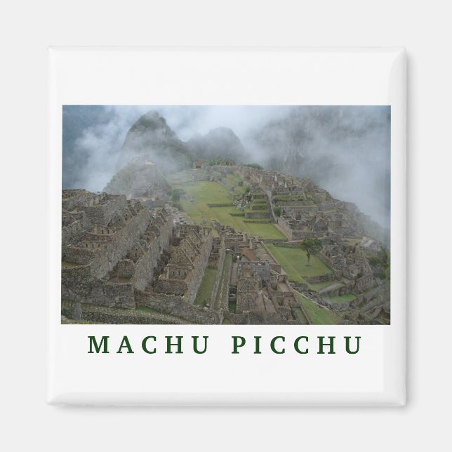 "Misty Machu Picchu" magnet (Front)