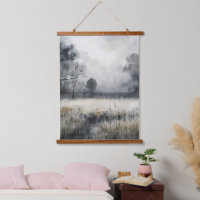 Misty Meadow Landscape