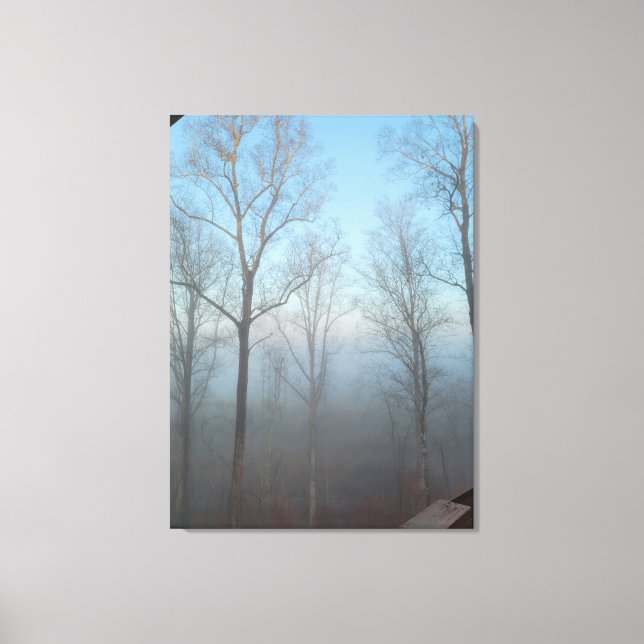 Misty Morning Canvas Print (Front)