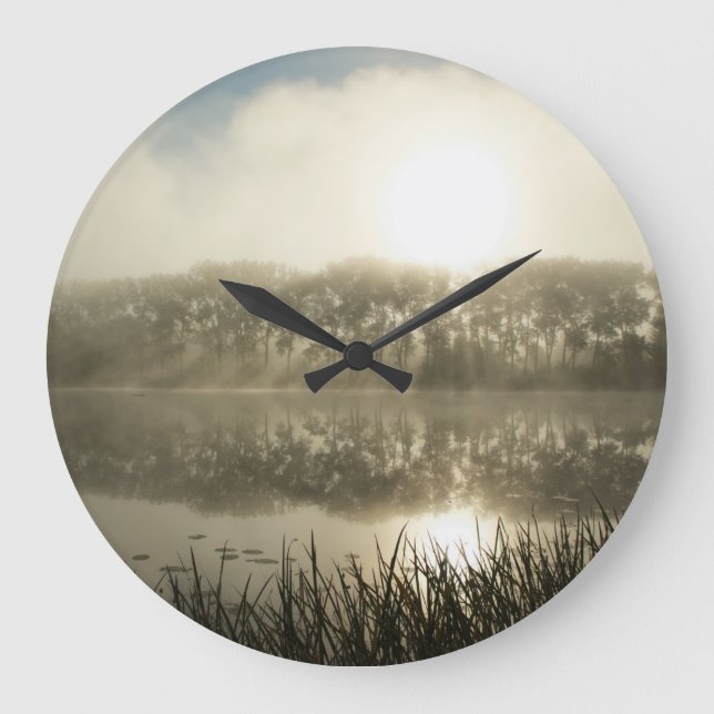 Misty morning - clock (Front)