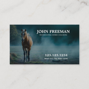 Misty Morning Horse Training Equine Business Card