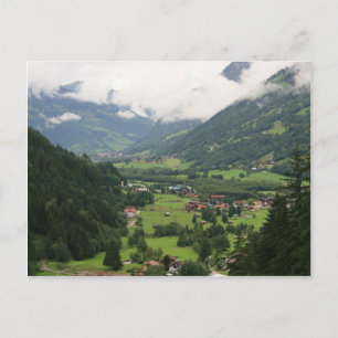Misty morning in the Alps Postcard