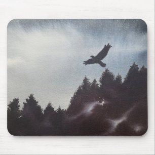 Misty Morning in the Mountains Mouse Mat