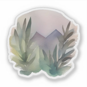 Misty Morning Mountainscape