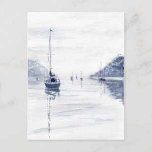 'Misty Morning' Postcard