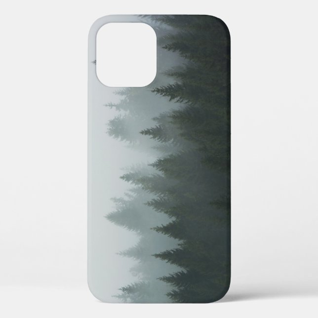Misty Mountain Forest Autumn Fog Case-Mate iPhone Case (Back)