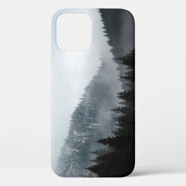 Misty Mountain Forest: Scenic Landscape View Case-Mate iPhone Case (Back)