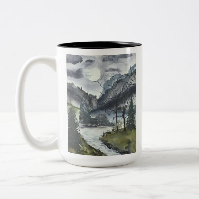 Misty Mountain Mug (Left)