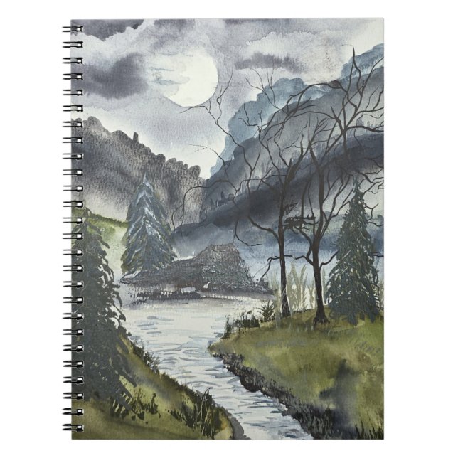 Misty Mountain Notebook (Front)