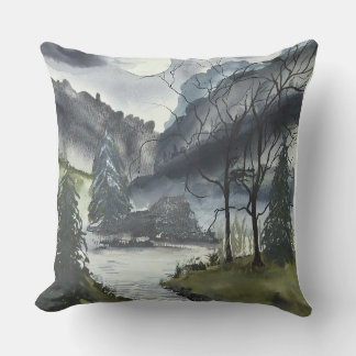 Misty Mountain Pillow