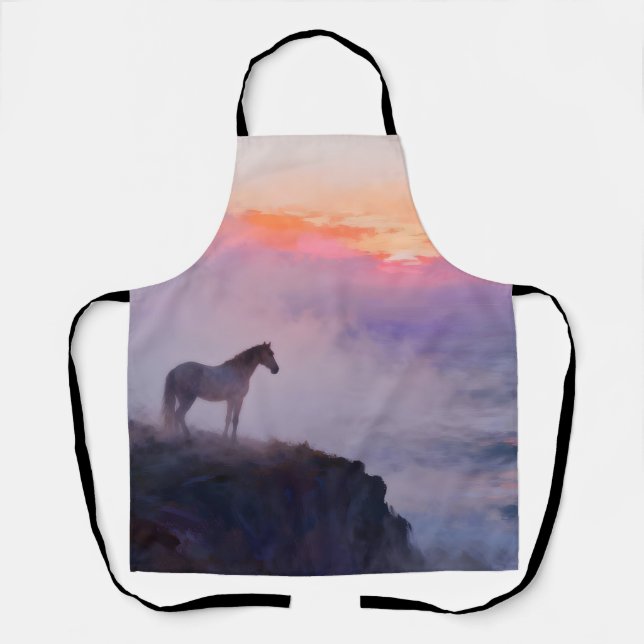 Misty Mountain Top Memories Apron (Front)