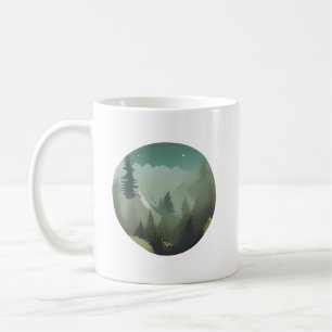 Misty Mountain Valley: A Quiet Wilderness Escape Coffee Mug