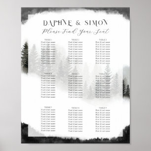 Misty Mountain Wedding Poster