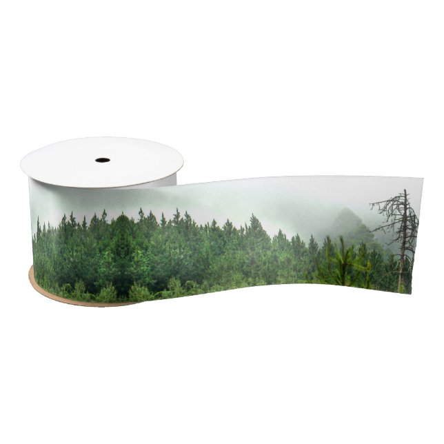 Misty mountains satin ribbon (Spool)