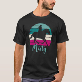 Misty Name   Equestrian  Misty Horse Girl T-Shirt