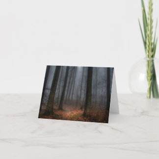 Misty Path to Flat Top Mountain Card