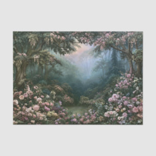 Misty Peony Enchanted Forest Glade Decoupage Tissue Paper