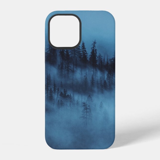 MISTY PINE FOREST iPhone CASE (Back)
