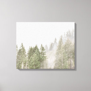 Misty Pines Canvas Print