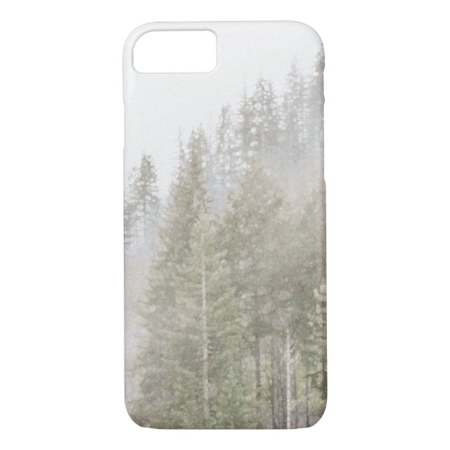 Misty Pines Case-Mate iPhone Case (Back)