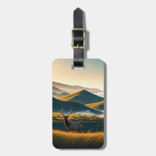 Misty Point Reyes National Seashore Elk Luggage Tag