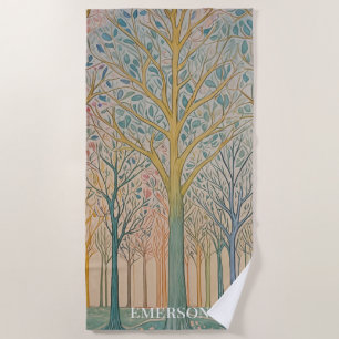 Misty Reverie Beach Towel