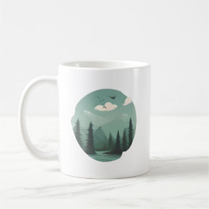 Misty River Valley: A Journey Through Nature Coffee Mug
