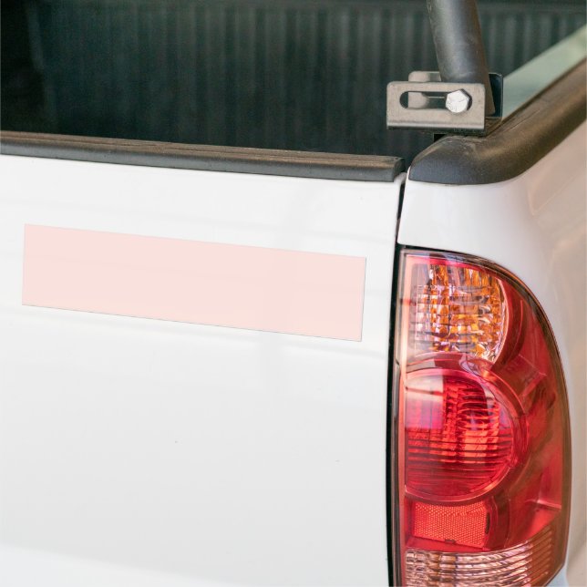 Misty Rose Bumper Sticker (On Truck)