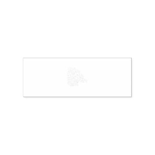 Misty Rose, Flush Mahogany, Decorative Design Self-inking Stamp