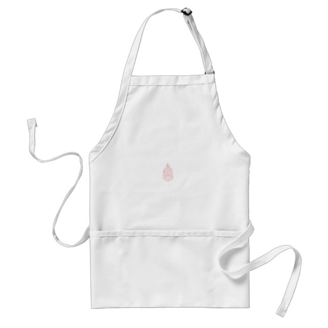 Misty Rose, Flush Mahogany, Decorative Design Standard Apron (Front)