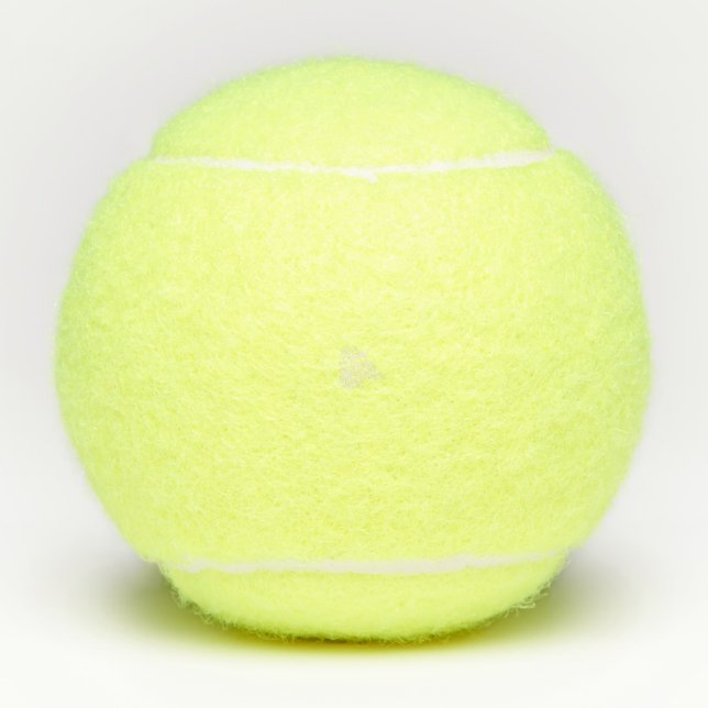 Misty Rose, Flush Mahogany, Decorative Design Tennis Balls (Front)