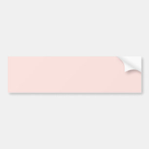 Misty rose hex code FFE4E1 Bumper Sticker