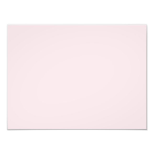 Misty Rose Light Baby Pink Solid Colour Background Photo Print (Front)