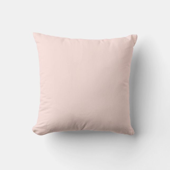 Misty Rose Solid Color Cushion (Front)
