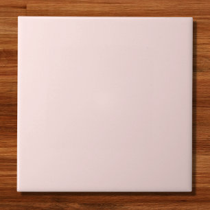 Misty Rose Solid Color  Tile