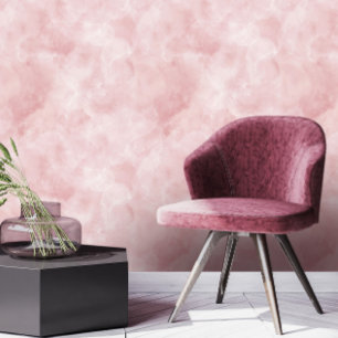 Misty Rose Watercolor ink Abstract Wallpaper