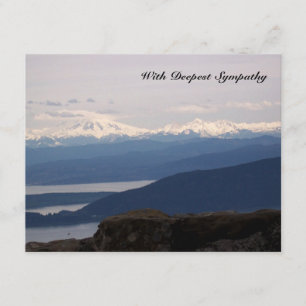 Misty Sea Bible Verse Sympathy Card