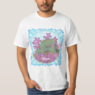 Misty Sea Coral seashells  T-Shirt