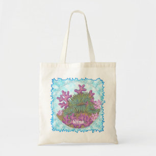 Misty Sea Coral seashells  Tote Bag