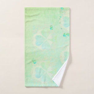 Misty Shamrocks Bath Towel Set