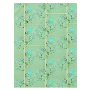 Misty Shamrocks Tablecloth
