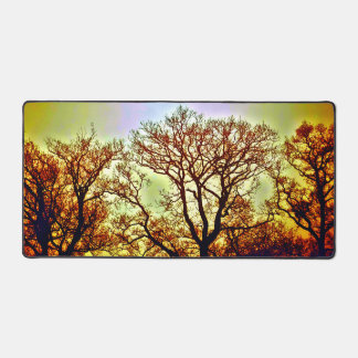 MISTY SUN TREES DESK MAT