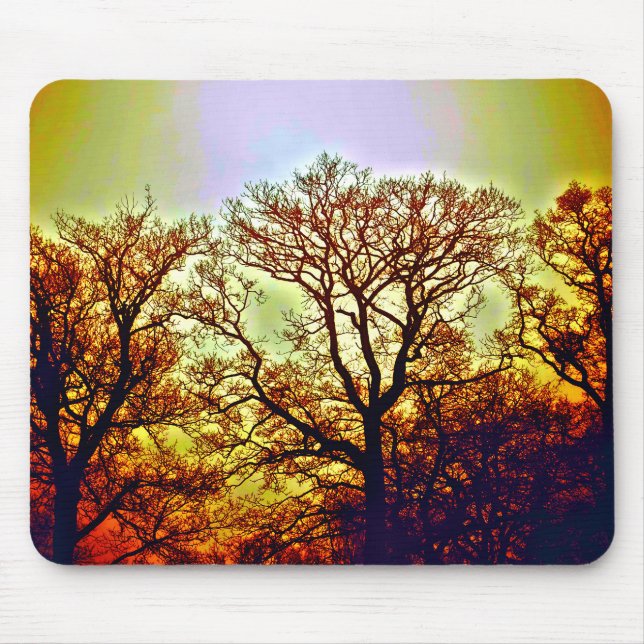 MISTY SUN TREES MOUSE MAT (Front)