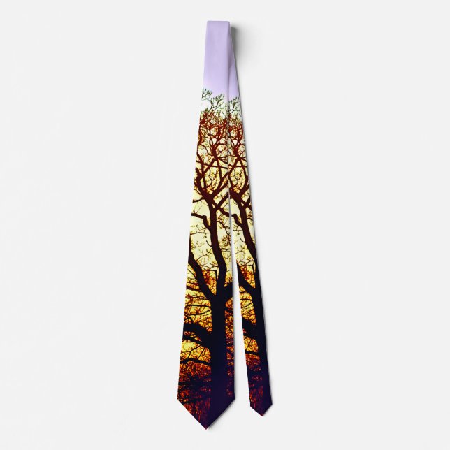 MISTY SUN TREES TIE (Front)