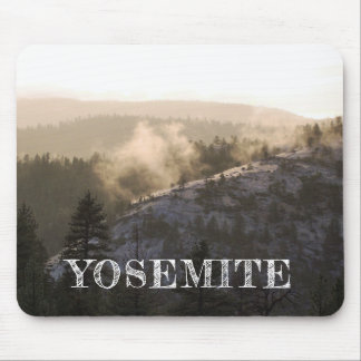 Misty Sunset in Yosemite Mouse Mat