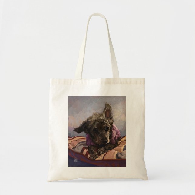 Misty the Poodle Tote Bag (Front)