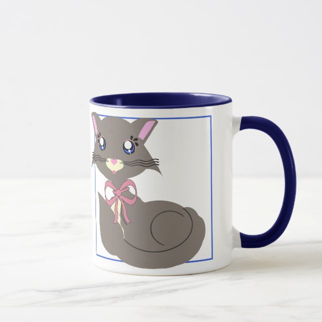 Misty Toon Kitty Mug (Right)