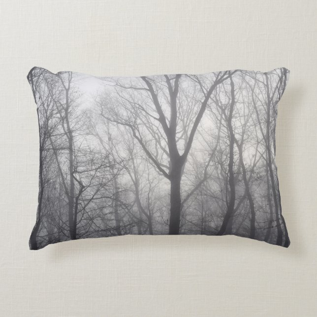 Misty Trees Decorative Cushion (Front)