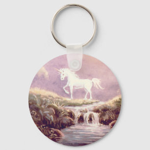 MISTY UNICORN by SHARON SHARPE Key Ring